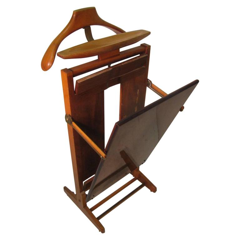 MidCentury Modern Fratelli Reguitti Clothes Press Valet Italy For Sale