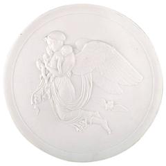 Rare B&G ‘Bing & Grondahl’ Biscuit Plate by Thorvaldsen, circa 1880s 11