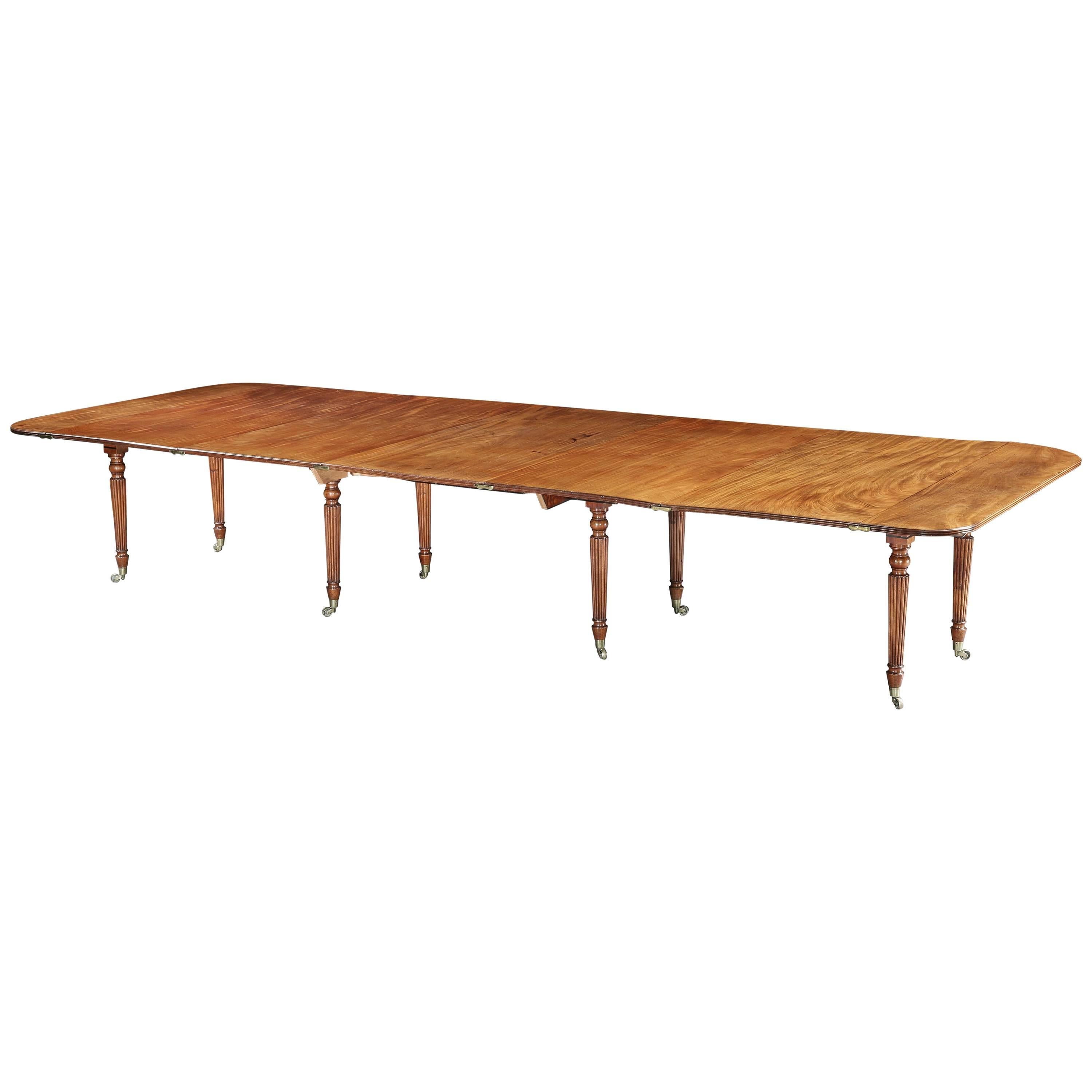 George IV Mahogany Dining Table For Sale