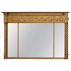 Early Victorian Gilt Overmantel Mirror