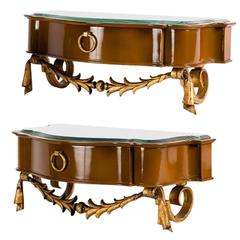 André Arbus, Pair of Small Consoles, France, circa 1930 4