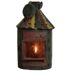 Antique French 19th Century Metal Lantern