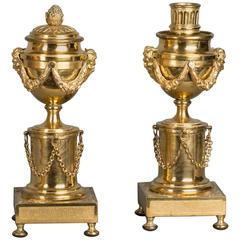 Very High Quality So Called Candle Sticks "a Double Usage", circa 1780