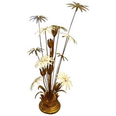 Mid-20th Century Palm Lamp