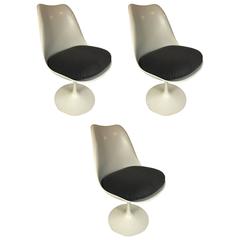 Three Eero Saarinen Tulip Chairs by Knoll