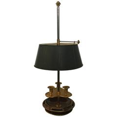Louis XVI Style Brass Mounted Mahogany Bouillotte Lamp, 20th Century, Jansen 7
