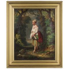 Vintage French Oil Painting