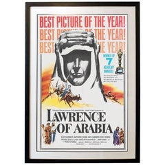 "Lawrence of Arabia" Film Poster, 1963