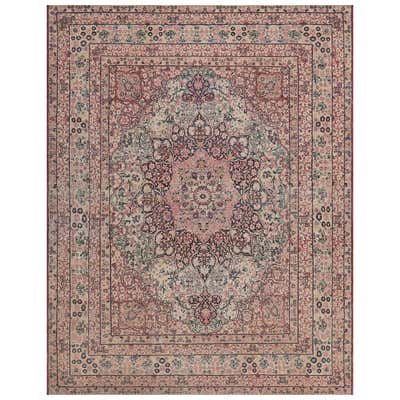 Antique Hand-Knotted Kerman Rug – Persian Floral Grandeur For Sale at ...