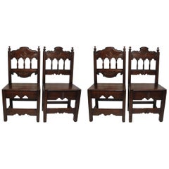 Four Latin American Dining Chairs 