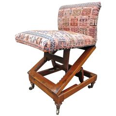 Petite English Metamorphic Slipper Chair