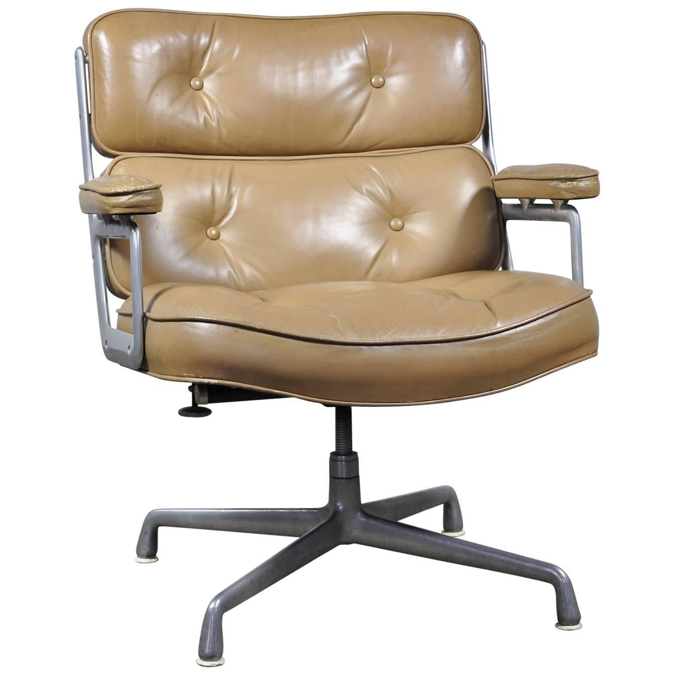 Brown Leather Eames Time Life Executive Chair