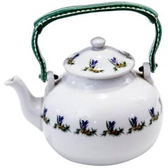 Paris Porcelain Tea Pot Attributed to Jacques Adnet