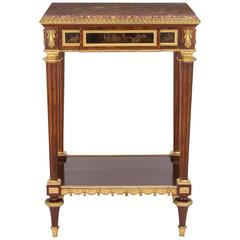 Ormolu-Mounted Mahogany Occasional Table by Henry Dasson 6