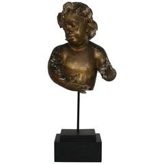 Large Italian 17th-18th Century Fragment of a Baroque Angel 8