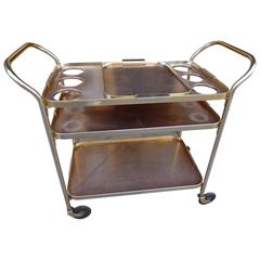 Vintage Mid-20th Century French Drinks Trolley