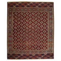 Antique Tekke Turkmen Rug of Small Square Size, circa 1900 10