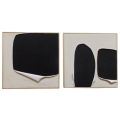 "Iconoclast" Small Torn Canvas Paintings by Di Vincente 8