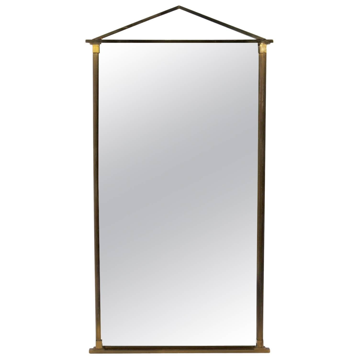 Brass Neoclassical Mirror