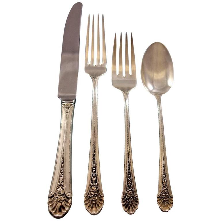 Royal Windsor by Towle Sterling Silver Flatware Set Service 24 Pieces