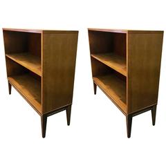 Pair of Solid Wood Bookcases by Paul McCobb Planner Group 3