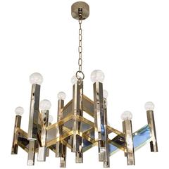 Sciolari Italian 1960s High Style Chandelier 10