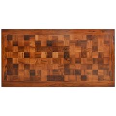 Rosewood Parquet Rectangular Coffee Table by Poul Cadovius