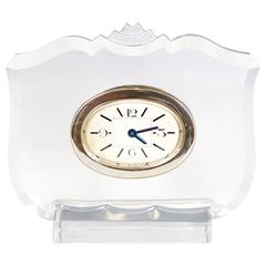 Horloge Art-Deco Baccarat en cristal