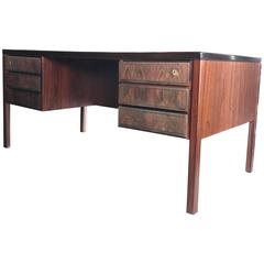 Rosewood Desk by Gunni Omann for Omann Jun Model 77