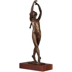 Figurine en bronze:: "Dancer" par Sterett-Gittings Kelsey:: Royal Copenhagen