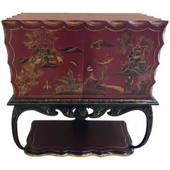 20th Century Chinoiserie Bar Cabinet 2