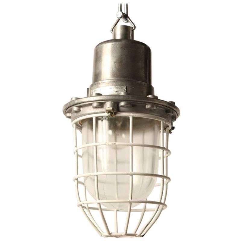 Industrial European Pendant Bull Light For Sale