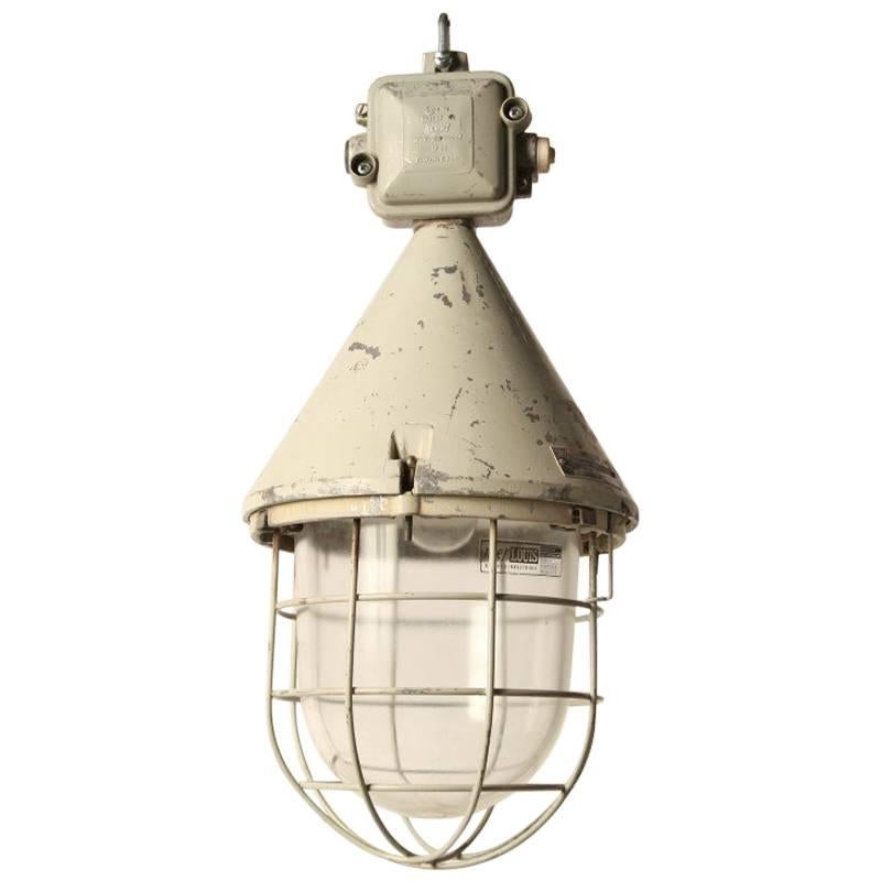 Industrial German Mining Lamp For Sale