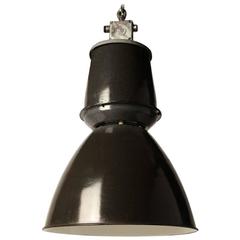 Industrial Enamel Czech Pendant Lamp