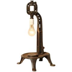 Industrial French Table Lamp