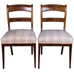 Antique Two Elegant Biedermeier Chairs, circa 1820