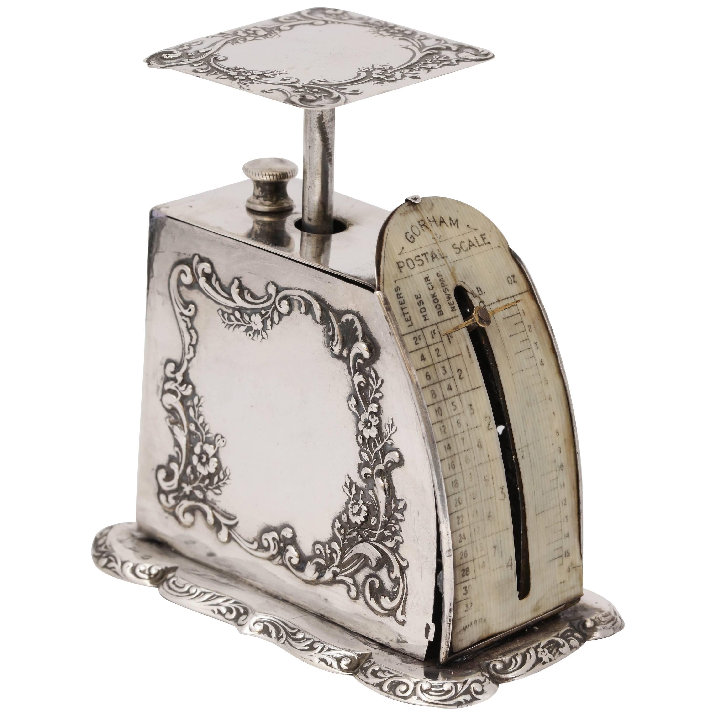 Victorian Sterling Silver Postage Scale
