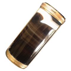Antique Rare Agate Vesta Case, Scotland, circa 1890