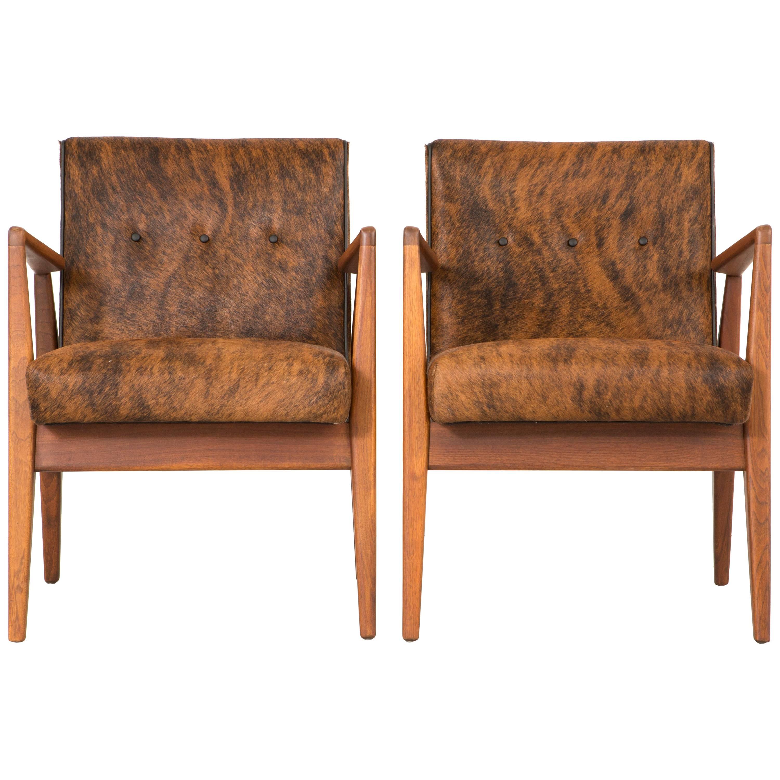 Set of Jens Risom Lounge Chairs For Sale
