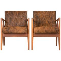 Set of Jens Risom Lounge Chairs 8