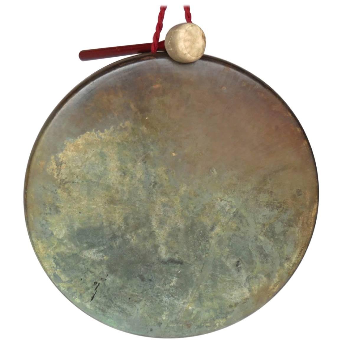 Late 19th Century Japanese Bronze Gong