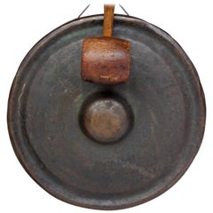 Antique 19th Century Japanese Bronze Gong