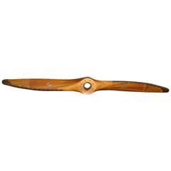 Used Hartzell Walnut Propeller for the PT-3 Stearman Aircraft, circa 1930s