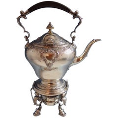 Meadow Rose by Wallace Sterling Silver Kettle on Stand #2220