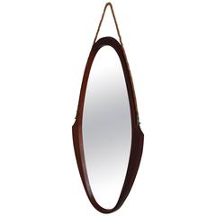 Italian Teak and Rope Mirror 5