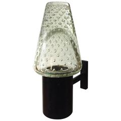 Rare Gino Sarfatti Wall Lamp with Seguso Glass Shade 12