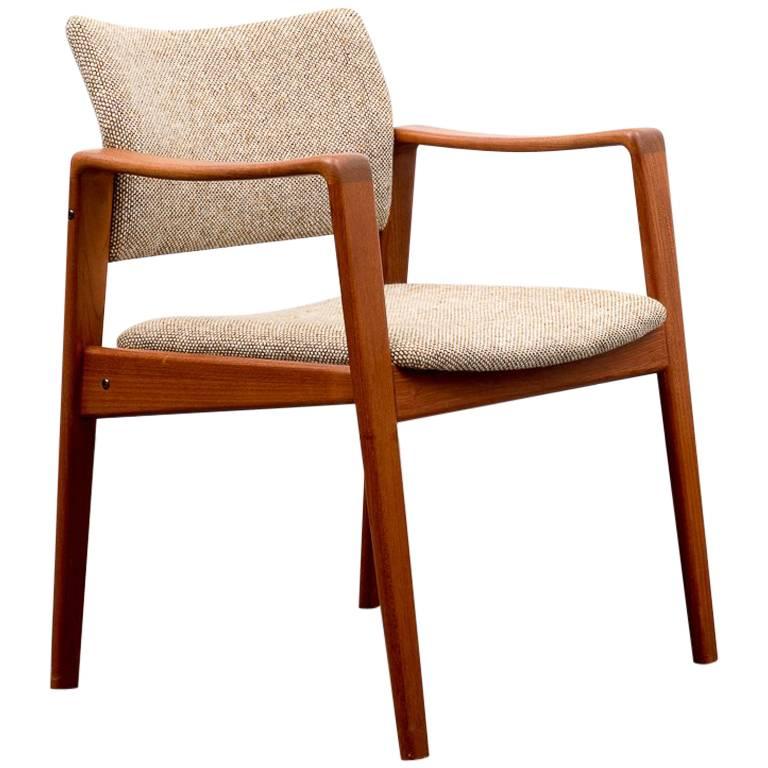 Big 1960s Chair with Armrests by Komfort, Made in Denmark For Sale