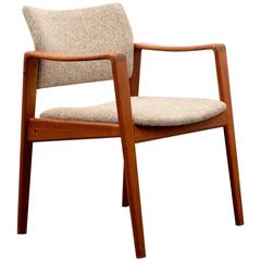 Big 1960s Chair with Armrests by Komfort, Made in Denmark