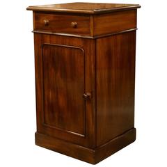 19th Century Mahogany Bedside Cupboard 4