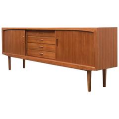 1960s Teak Sideboard by Bartels, Organic Design, Completely Restored